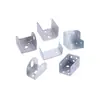 Conector de tubo cuadrado Pieza de fijación en forma de U Hebilla de fijación para barandilla Accesorios Soporte de hierro Dos paquetes Tres paquetes Tarjeta interior Tubo de acero galvanizado