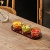 Plato de Frutas Sala de Estar Hogar Refresco Mesa de Centro Snacks Fructosa Seca Plato de Snacks de Nueces Caja de Almacenamiento de Snacks Lujo Ligero Alta Gama
