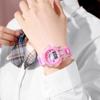 Reloj 3D de dibujos animados para niños transfronterizos con luces intermitentes de colores, reloj electrónico de música digital luminoso, regalos para jardín de infantes