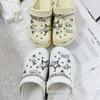 Sapatos Novos com Furos Transfronteiriços Acessórios Diy Decorações Corrente de Diamante Destacável Fivela de Sapato Flor de Sapato