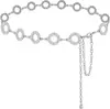 Novo produto transfronteiriço: corrente de cintura metálica versátil e fashion feminina com acessório de cintura de borboleta para decoração de vestido, tendência de venda direta da fábrica