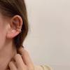 Clip para Oreja Estilo Hong Kong Vintage Clip para Cartílago de la Oreja Sin Agujeros en las Orejas Pendientes Estilo Oscuro Fresco para Mujer Estilo Fresco Simple para Hombre