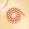 Perla de Vidrio Accesorios para Joyería DIY Collar de Cristal Lujo Accesible Cadena de Clavícula de Gama Alta Perlas Sueltas Perla Redonda Shijia