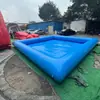 Piscina Inflable para Actividades, Piscina Inflable de PVC Grueso Azul, Instalación al Aire Libre para Juegos Acuáticos Infantiles