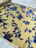 Tecido de Veludo Acetinado de Seda Pura com Padrão de Flores de Peônia para Coletes, Casacos e Qipao em Novo Estilo Chinês