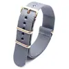 Hebilla Rosa Dorada Dr Correa de Nylon Moda Casual Correa de Repuesto Reloj Dw con Correa de Lona Suministro en Vivo para Comercio Electrónico