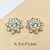 Grande coleção de acessórios de cabelo para cabeça feitos à mão, presilha de cabelo, material DIY, strass, pérola, fivela de flor, acessórios de joia em liga