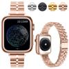 Apple Applewatch Pulseira de Aço Inoxidável Três Contas 38mm 42mm Pulseira de Metal Pulseira Fornecimento Exclusivo Transfronteiriço