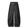 2026 Estilo Urbano de Moda Patchwork Bloques de Color Bolsillo Color Sólido Curvo Pantalones Casuales Suministro al por Mayor 55