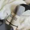 Nuevos Calcetines Gruesos de Lana Bordados con Doble Puntada, Forrados de Polar, Cálidos para Niños, Invierno 2025