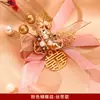 Flor de Muñeca para Dama de Honor de Boda Rosa Rosa Pulsera de Grupo de Hermanas Flor Suministros de Boda Flor de Mano para Grupo de Damas de Honor Boda