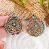 Pendientes, Colgantes, Collares de Estilo Étnico Más Vendidos, Accesorios para Joyería DIY, Colgantes Incrustados con Cuentas de Semilla, Joyería de Aleación, Yiwu