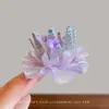 Acessórios de Cabelo Coroa Infantil Angelneitiri para Meninas e Bebês, Presilhas de Cabelo Coroa de Renda e Gaze, Faixas de Cabelo, Acessórios de Saia de Gaze