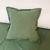 Cojín Sencillo para Sofá de Sala de Estar Cojín para Respaldo de Sofá Cojín para Mesita de Noche de Dormitorio Funda de Cojín de Algodón y Lino Engrosada Funda de Cojín Lumbar Viento Otro