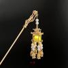 Accesorios para el Cabello de Hanfu Retro para Peinados Diarios Pasador de Linterna Linterna de Palacio Pabellón del Espíritu de Hada Pasador de Conejo