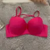 Sutiã push-up de copa C para busto grande para mulheres, respirável, anti-queda, bojo fixo, sutiã sexy de comércio exterior, transfronteiriço