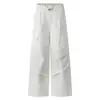 Diseño Original Retro Americano Pantalones Cargo para Hombre Unisex Verano Nuevos de Cintura Alta Adelgazantes Rectos Casuales