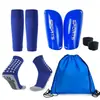 Comércio Exterior Transfronteiriço Venda Quente Conjunto de 5 Peças Meia de Futebol Meia-Calça Caneleiras Equipamento de Proteção Esportiva Alças de Mochila com Cordão Atacado