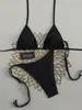 Traje de baño de dos piezas de estilo nuevo transfronterizo europeo y americano, traje de baño de color liso para mujer, bikini tipo bandeau para vacaciones en aguas termales en stock
