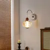 Lámpara de Pared para Mesita de Noche Minimalista de Alta Gama, Lámpara para Pasillo de Estilo Francés, Lámpara Nueva para Balcón, Pasillo, Entrada, Vestíbulo Pequeño