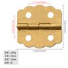 Jingmao ferretería flor antigua bisagra pequeña accesorios de ferretería para gabinetes bisagra de encaje caja de madera 22*23mm