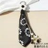 Cuerda Colgante Decorativa para Bolso, Cuerda Trenzada Anudada a Mano, Colgante Llavero para Equipaje, Correa para Teléfono Móvil, Cuerda de Nylon con Cuentas