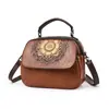 Bolsas para Mujer 2026 Nuevo Estilo Multicapa Gran Capacidad Estilo Nacional Retro Nuevo Estilo Chino Moderno Bolso de Hombro Único para Mujer Bolso Cruzado