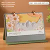 Calendario de Escritorio de Cuero de Negocios 2027 Adorno Creativo para Escritorio de Oficina Regalo para Empresas Calendario de Escritorio Personalizado