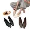 Elegantes zapatos Mary Jane poco profundos de punta cuadrada estilo francés para mujer, nuevo modelo 2026, piel suave, suela blanda, adecuados para ir al trabajo