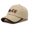 Gorras para niños y niñas, estilo coreano para primavera y otoño, gorra de béisbol versátil de moda con protección solar y bordado de letras