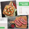 Tabla de Cortar de Madera de Acacia Transfronteriza Tabla de Queso de Madera Maciza Tabla de Frutas para Exteriores Tabla de Madera Portátil para Camping Tabla de Madera para Embutidos