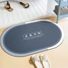 Alfombra de baño con tecnología suave y absorbente, antideslizante, de secado rápido