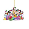 2024 novo lançamento de árvore de Natal transfronteiriço pingente decorativo de acrílico plano Mickey Mouse para retrovisor de carro