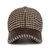 Otoño e invierno nuevo gorra de béisbol de lana pata de gallo talla M estilo coreano juvenil todo partido estilo pequeño fragante gorra de pico de pato
