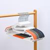 Percha de plástico para el hogar, multifuncional, antideslizante, con esquinas anti-hombros y sin costuras, para uso húmedo y seco, con acabado sin costuras y protección del medio ambiente