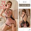 Lencería sexy 2024, nuevo estilo, uniforme cheongsam sexy gratis, paquete de tentación, pijamas de coqueteo con vergüenza de cama y pasión