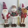 Regalo de muñeco de nieve navideño retráctil transfronterizo, regalo de Papá Noel, ciervo navideño lindo