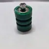 Suministro Directo de Fábrica Nueva Rueda Guía para Máquina Curvadora 28 Clips Correa Verde Resistente al Desgaste Rueda Guía para Máquina Curvadora