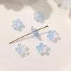 Vidro Gradiente Flores Transparente e Fofo Pequenas Flores Contas Separadas Acessórios Contas Soltas Material para DIY Brincos Acessórios de Cabeça Pulseira Atacado