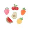 Cereja morango abacaxi frutas DIY headwear infantil hairpin resina acessórios doces acessórios buraco sapatos patch