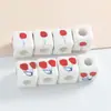Cuentas Cerámicas Cuadradas de Cereza con Agujero Grande Hechas a Mano para Joyería DIY Cuentas Sueltas Pulsera Collar Accesorios de Ropa Materiales