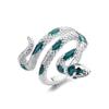 Anillo de Dedo Índice Irregular Viento Frío Ins Sentido de Alta Gama Gota de Pegamento de Serpiente Original Caliente Transfronterizo Anillo de Chica Cool a la Moda