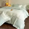 Novo Conjunto de Cama de 4 Peças A-Class 2026 Algodão de Fibra Longa Cetim de Alta Densidade Algodão Puro Patchwork Jacquard Alto