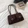Bolso de mano vintage de nicho para mujer 2026 verano moda coreana bolso de axila gran capacidad bolso de hombro para ir al trabajo