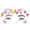 Pegatinas faciales con tatuajes de fábrica, pegatinas de diamantes para el rostro, pegatinas de protección ambiental para fiestas y festivales de música, decoraciones de diamantes