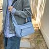 Bolsa Quadrada Pequena para Esportes e Lazer ao Ar Livre para Mulheres no Outono e Inverno Nova Versátil Simples de Ombro Transversal Bolsa Leve de Tecido