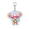 Llavero acrílico de One Piece, Monky D. Luffy, colgante de mochila "Loronoa Zorro"