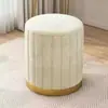 Banqueta de Maquiagem Luxo Leve, Banqueta de Mesa de Maquiagem Minimalista Moderna para Quarto Nórdico de Meninas, Banqueta Redonda Celebridade da Internet, Banqueta de Maquiagem