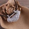 99 plata pura plata esterlina mujer adulto larga vida collar clavícula candado hecho a mano plata candado retro candado de seguridad regalo