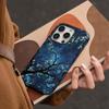 Funda para Película Flor Sombra de Luna Adecuada para Apple 17/18 Pro Max Funda Protectora iPhone 16 Funda Artística para Teléfono
